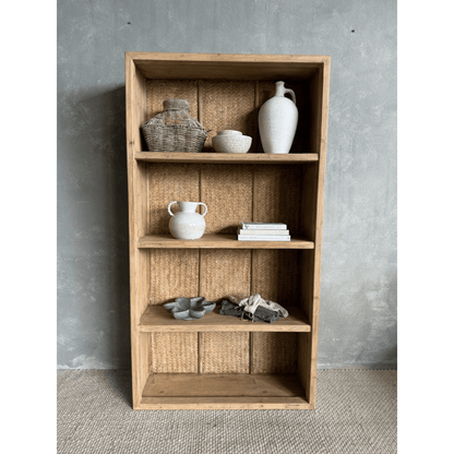 Avalon Bookcase - Rattan Back