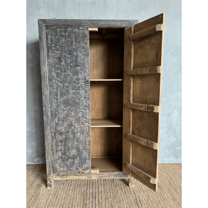 Avalon Storage Cabinet - Distressed Black
