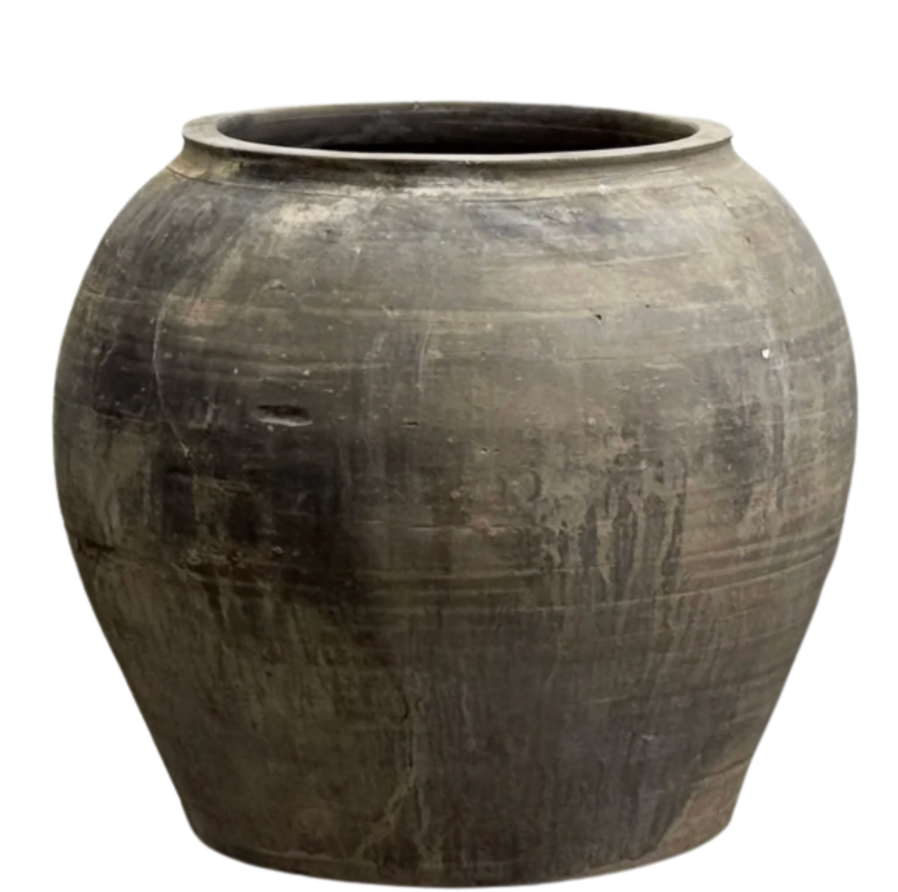 Rustic Black Pot