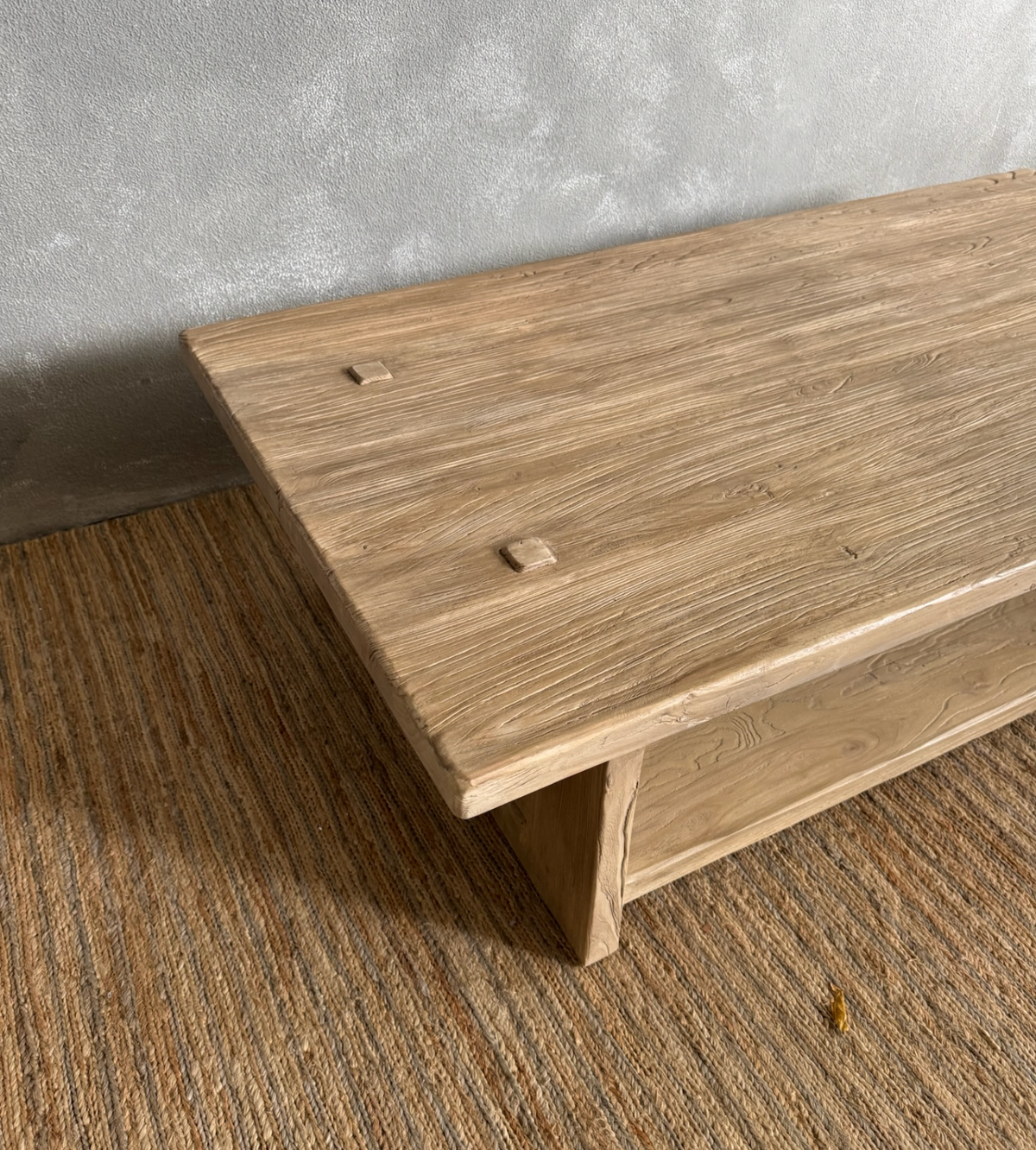 Reclaimed Elm Join Detail Coffee Table