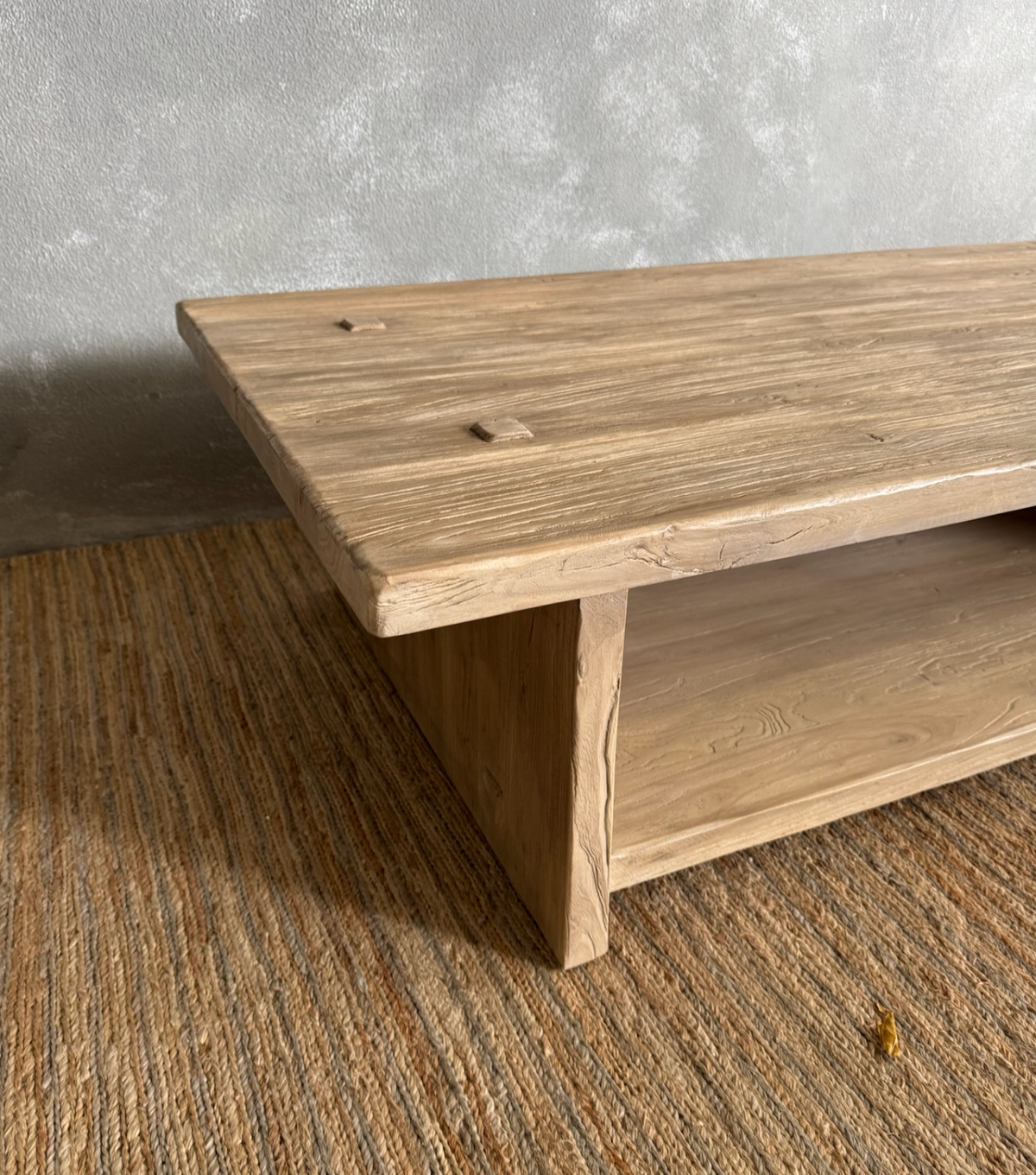 Reclaimed Elm Join Detail Coffee Table