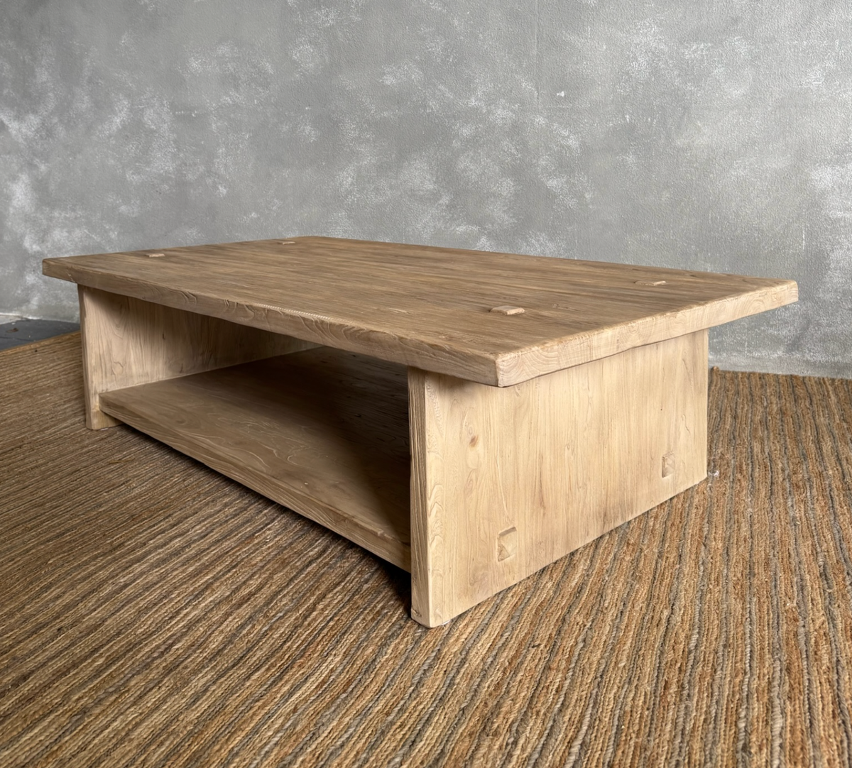 Reclaimed Elm Join Detail Coffee Table