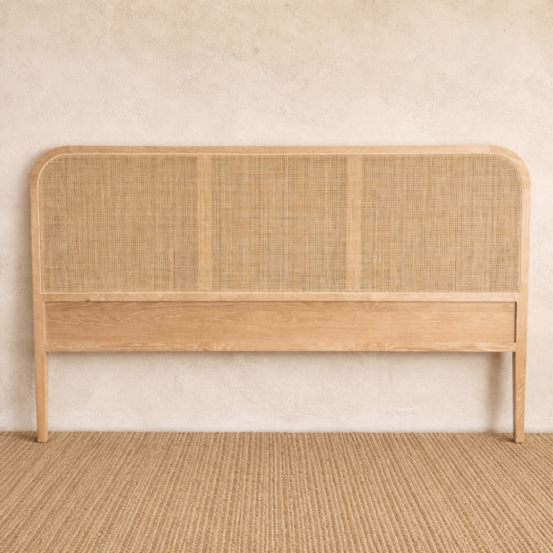 Freya Rattan Bedhead - King