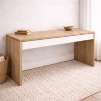 Modern Desk with 2 Drawers L1500mm