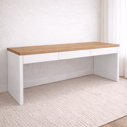 Modern Desk with 3 Drawers L2000mm