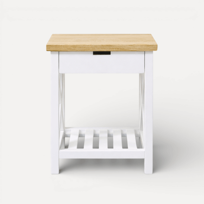 Caribbean Bedside L600mm - 1 Drawer