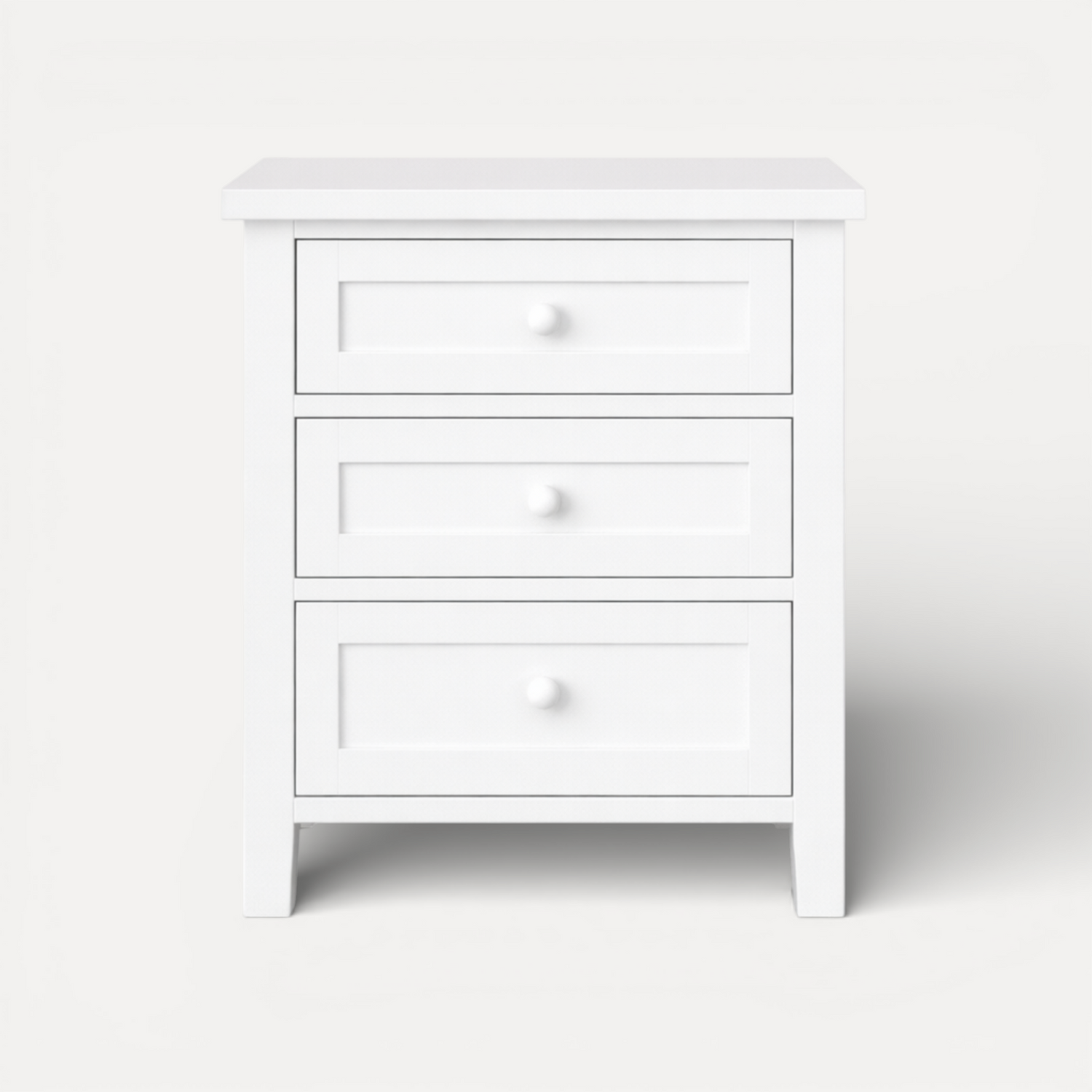Hamptons Bedside L600mm - 3 Drawer