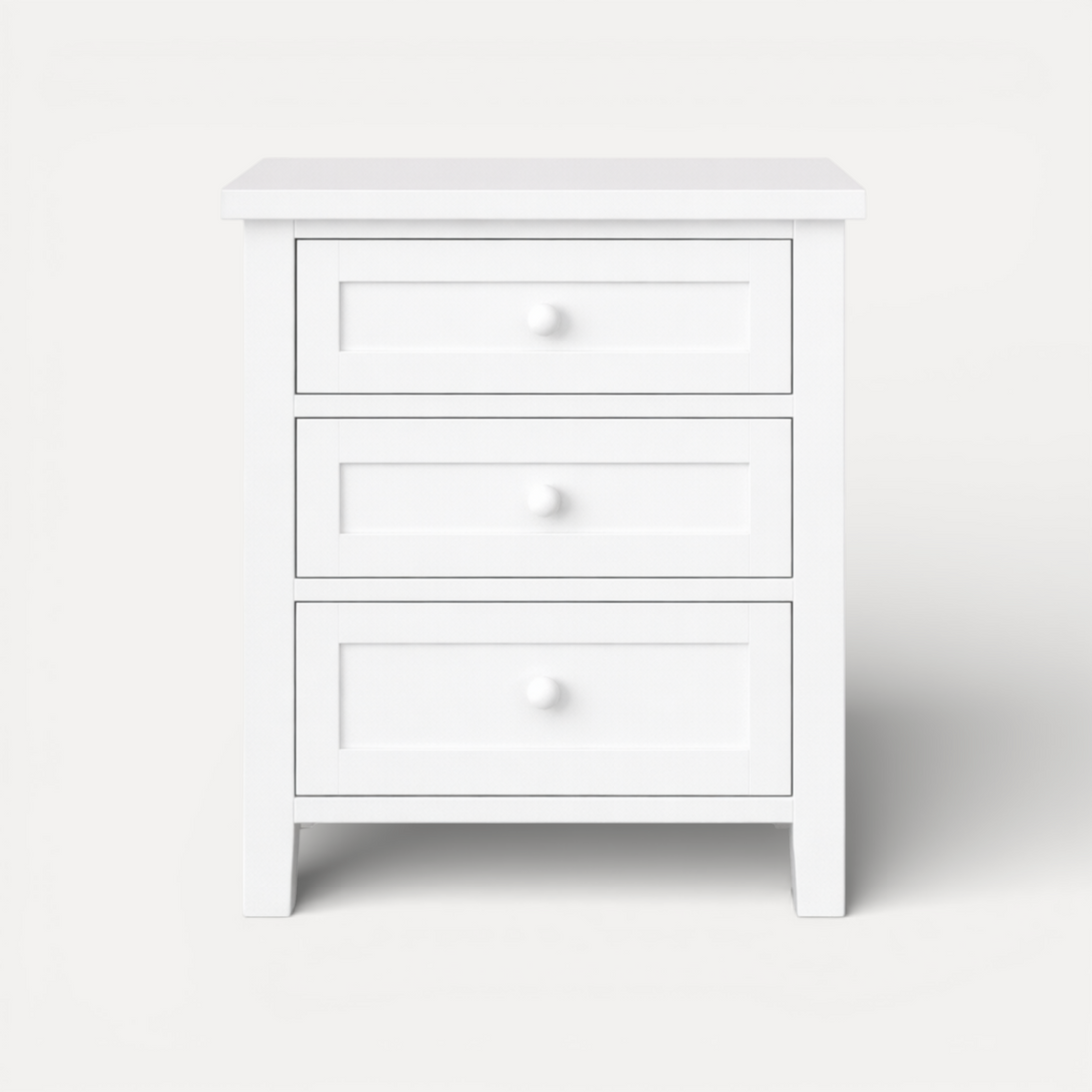 Hamptons Bedside L600mm - 3 Drawer
