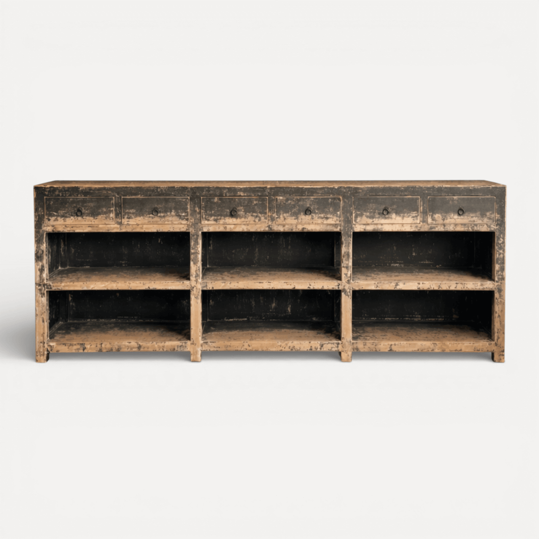 Avalon Sideboard - Distressed Black