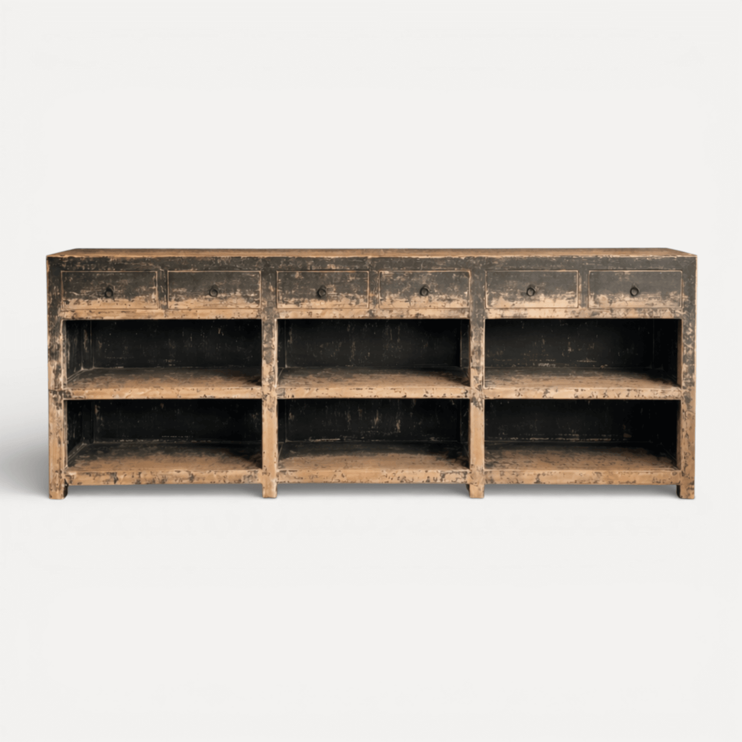 Avalon Sideboard - Distressed Black