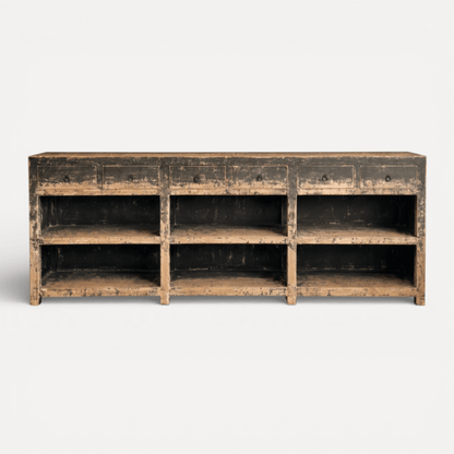 Avalon Sideboard - Distressed Black
