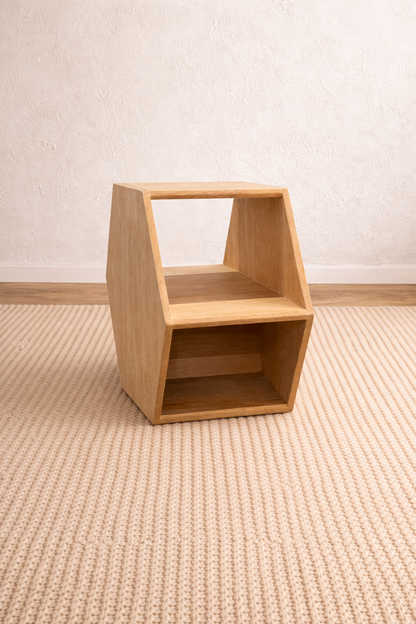 Freya Oak Hexagon Side Table