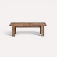 Rustic Outdoor Timber Bench Seat L1100mm