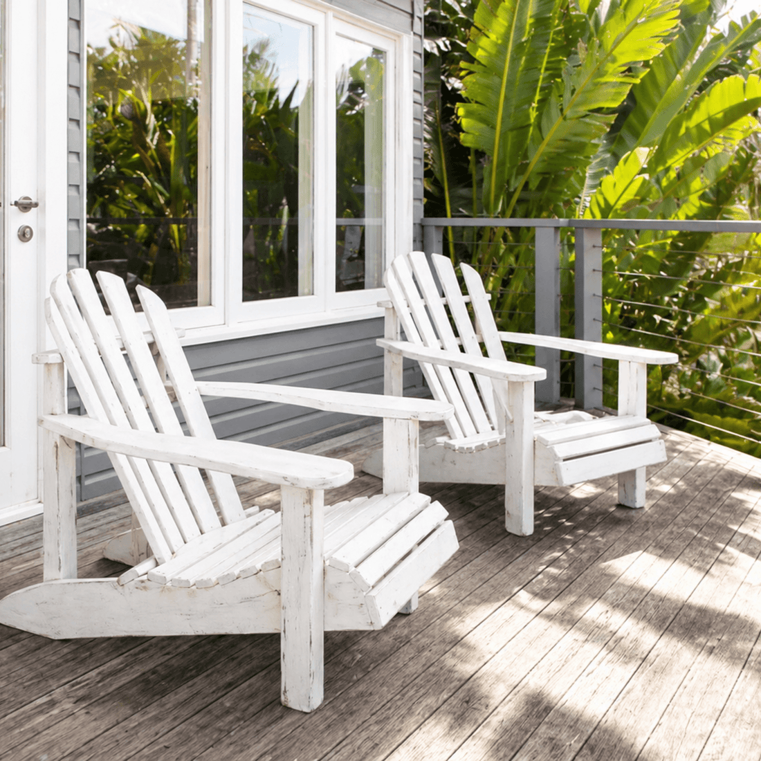 Adirondack Chair - Whitewash