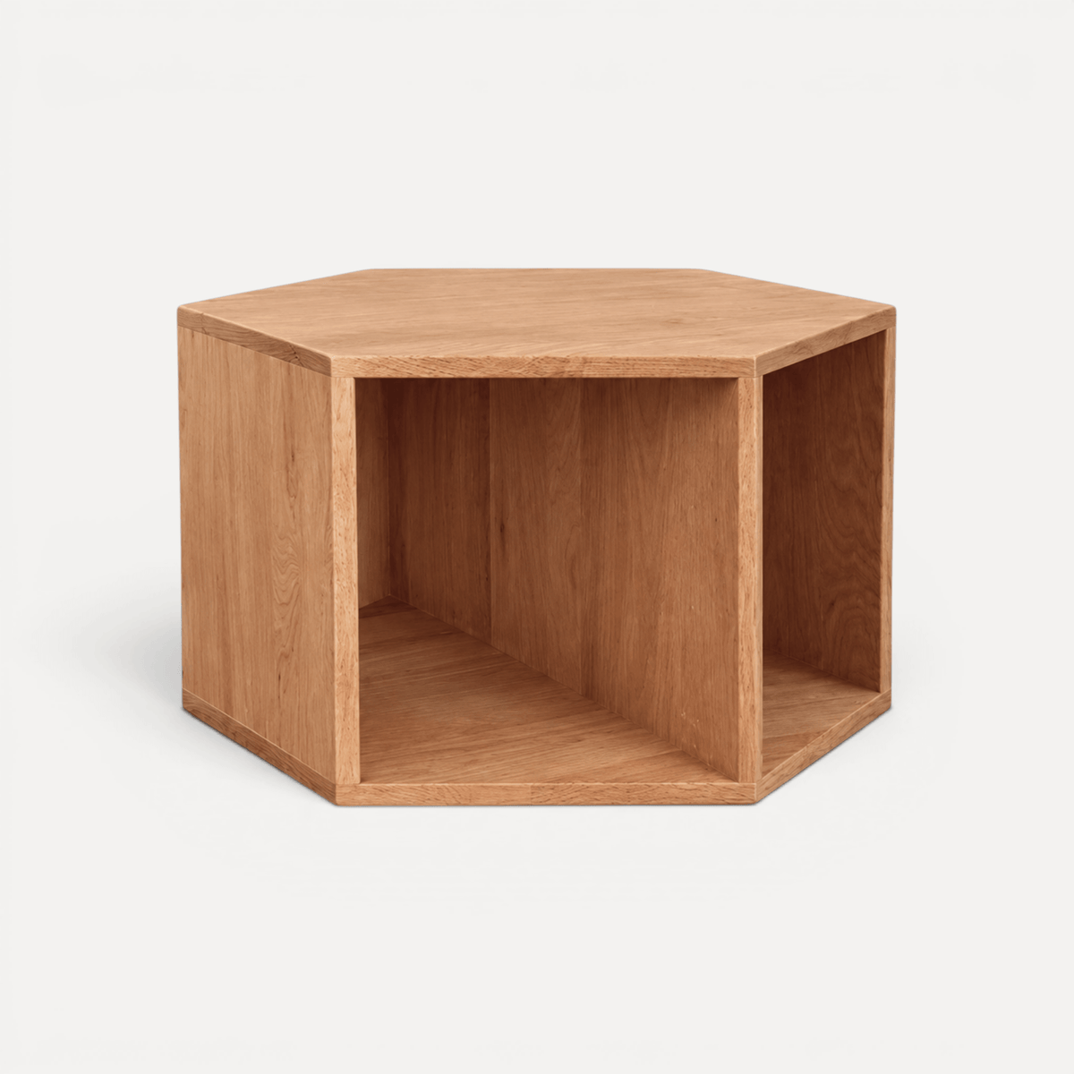 Freya Oak Hexagon Side Table