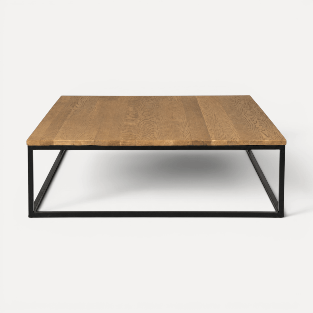 Manhattan Square Coffee Table - Weathered American Oak