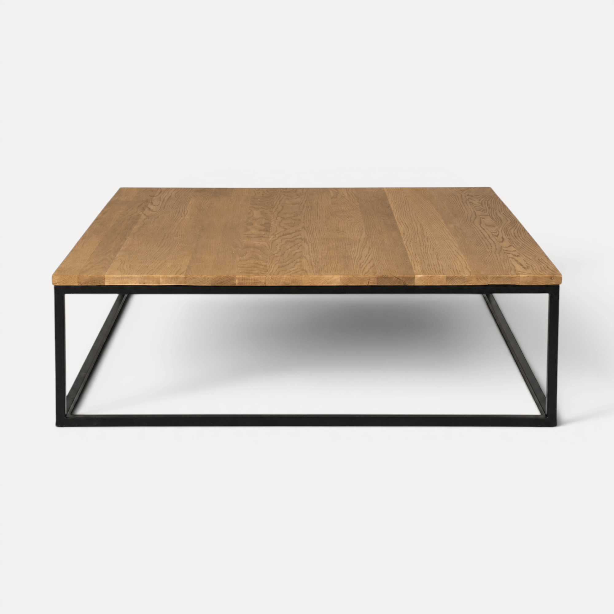 Manhattan Square Coffee Table - Weathered American Oak