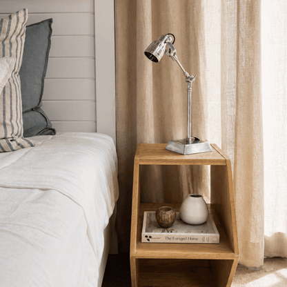 Freya Oak Hexagon Side Table