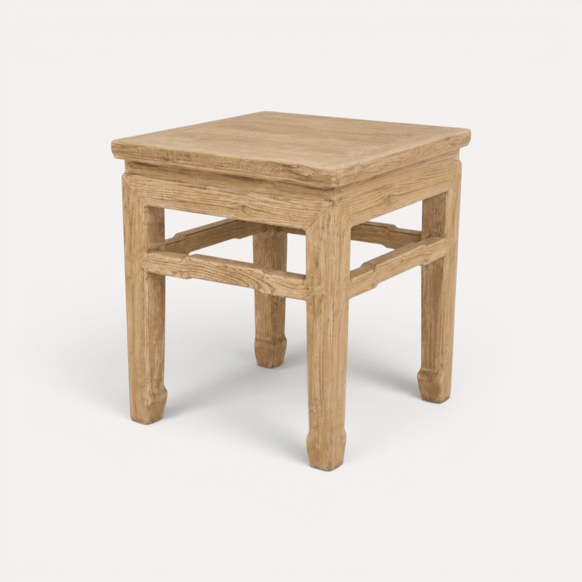 Elm Square Traditional Side Table - L500mm