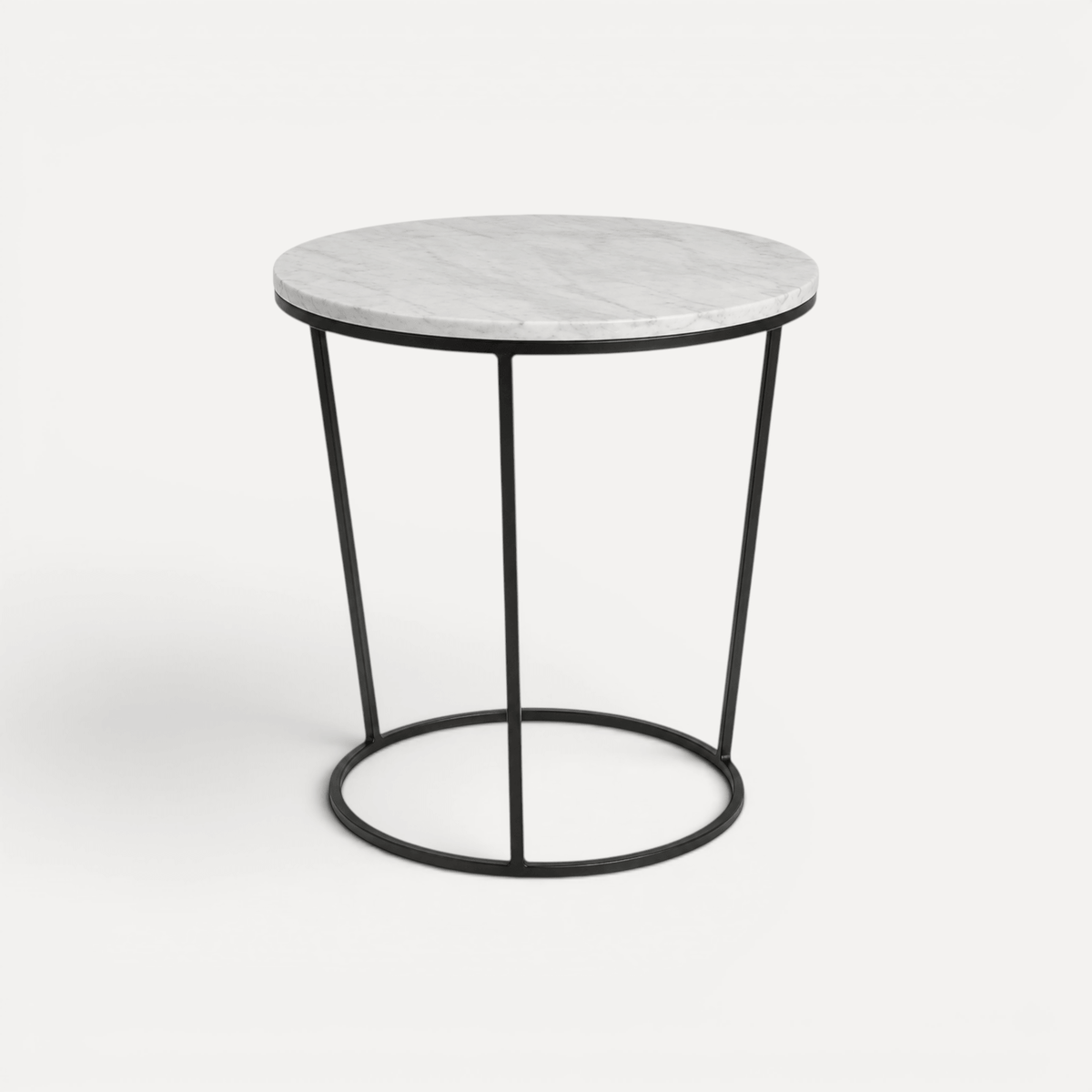 Round Marble Top Side Table - D400mm