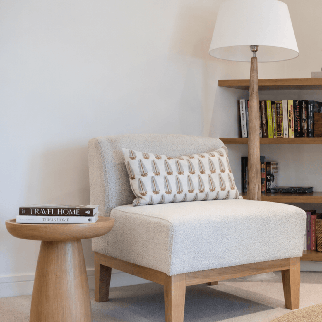 Freya Pedestal Side Table