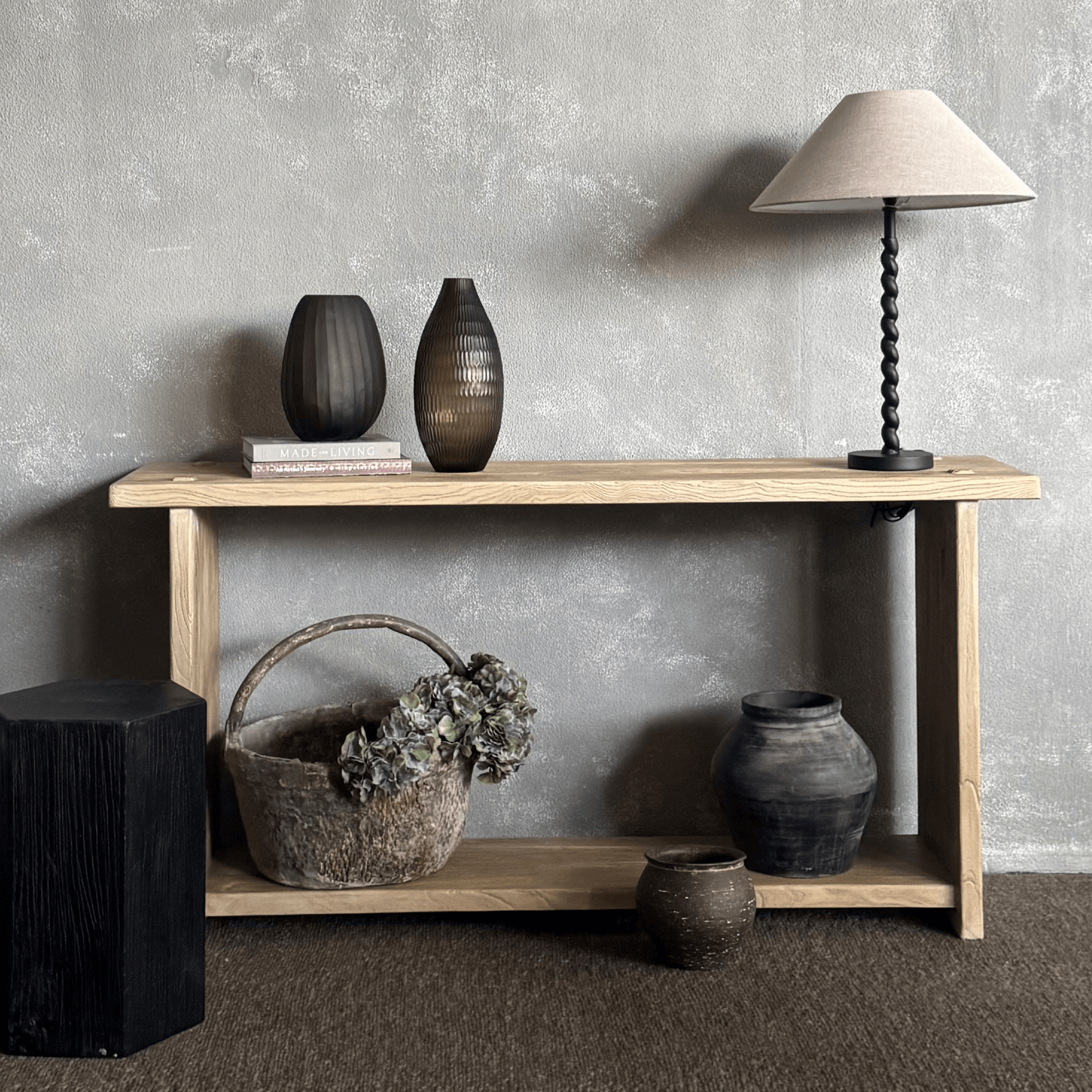 Luna Reclaimed Elm Hall Console L1600mm