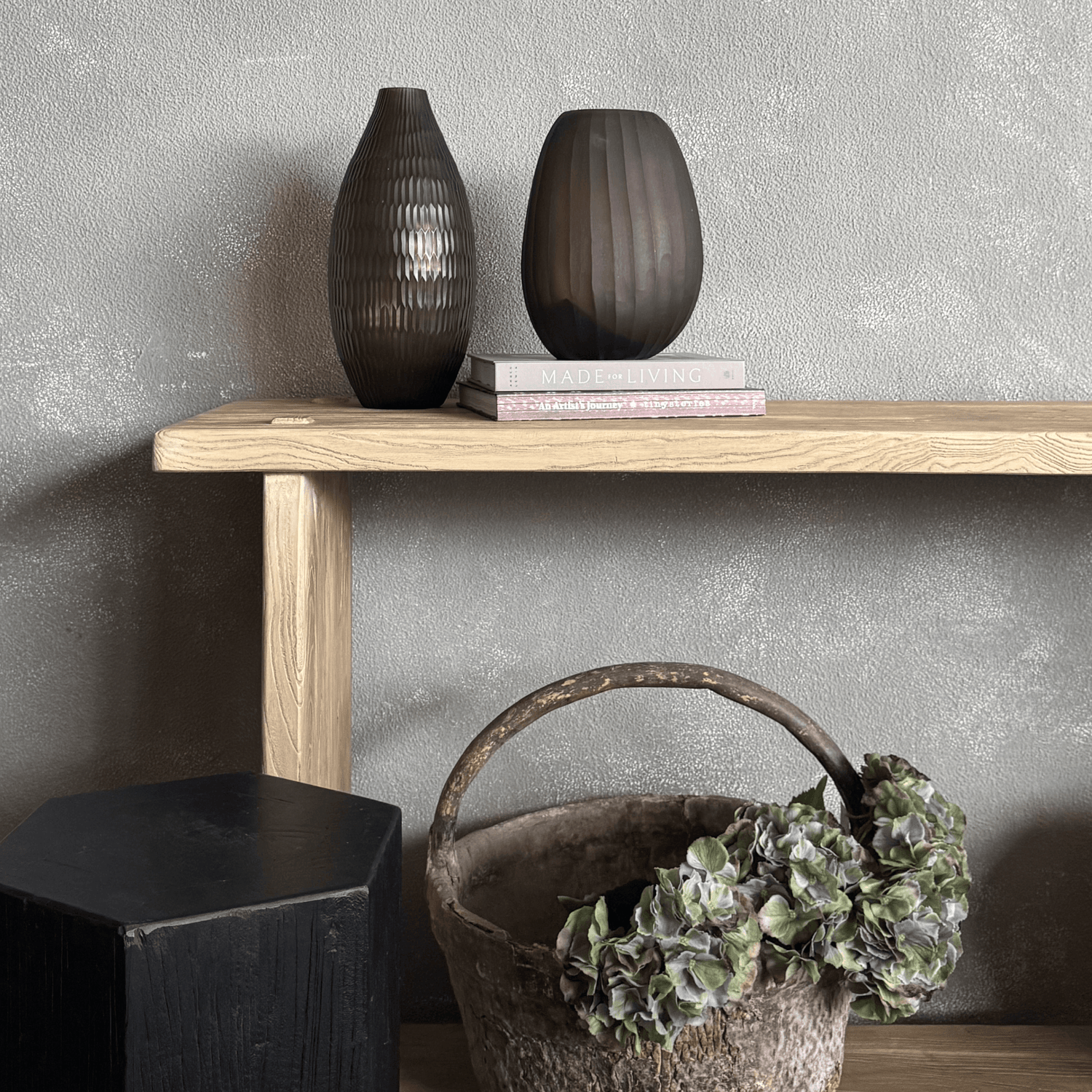 Luna Reclaimed Elm Hall Console L1600mm