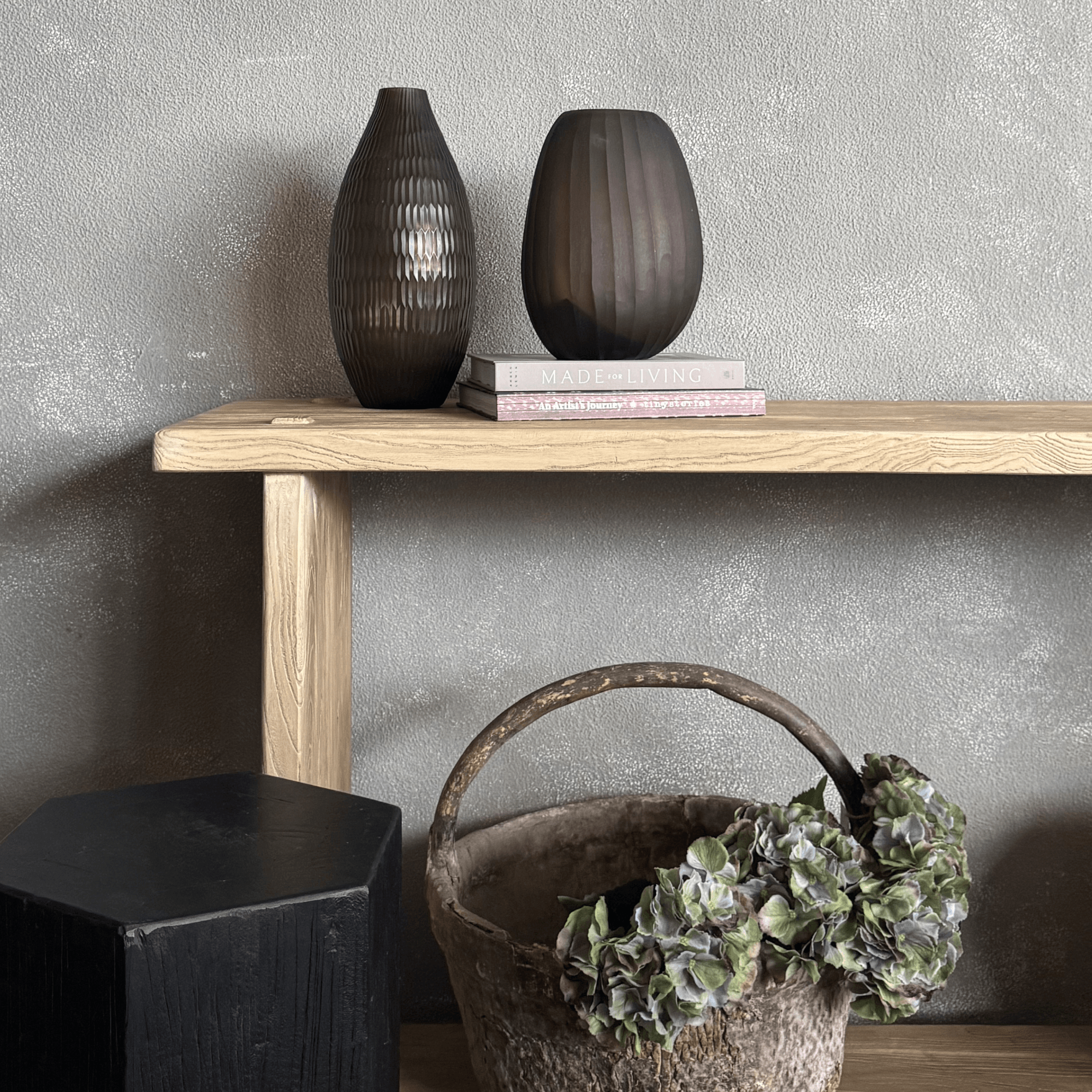 Luna Reclaimed Elm Hall Console L1600mm