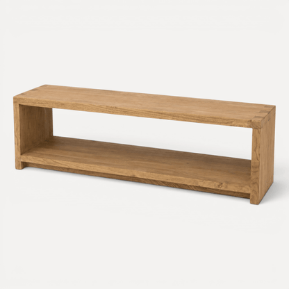 Reclaimed Pine Cubic Bench Seat