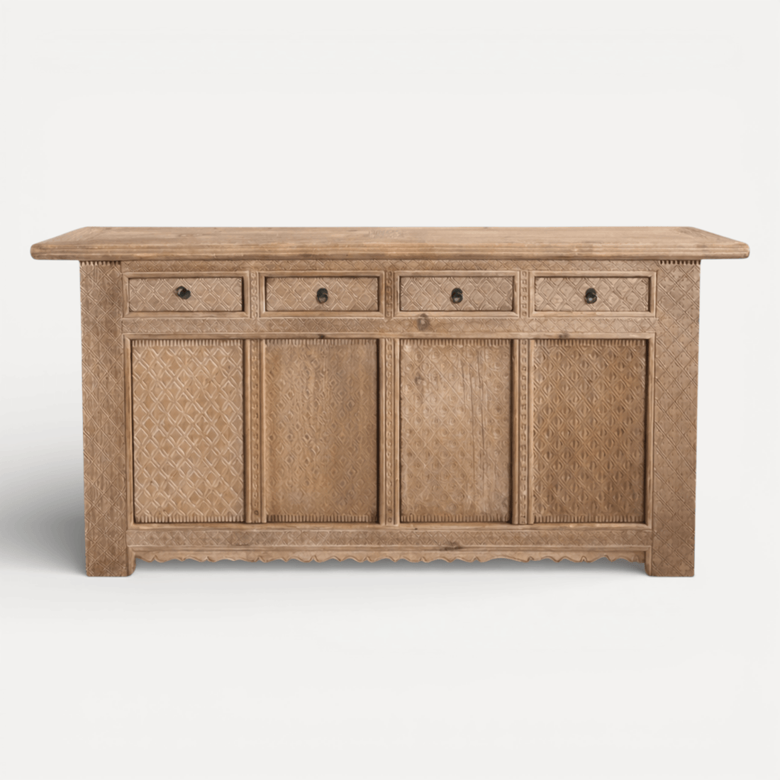 Carved Elm Sideboard L2000mm
