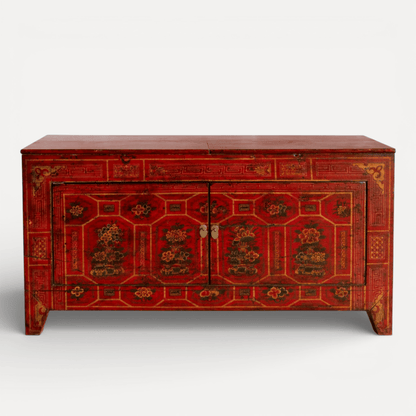 One-Off Elm Antique Red Sideboard L1530mm