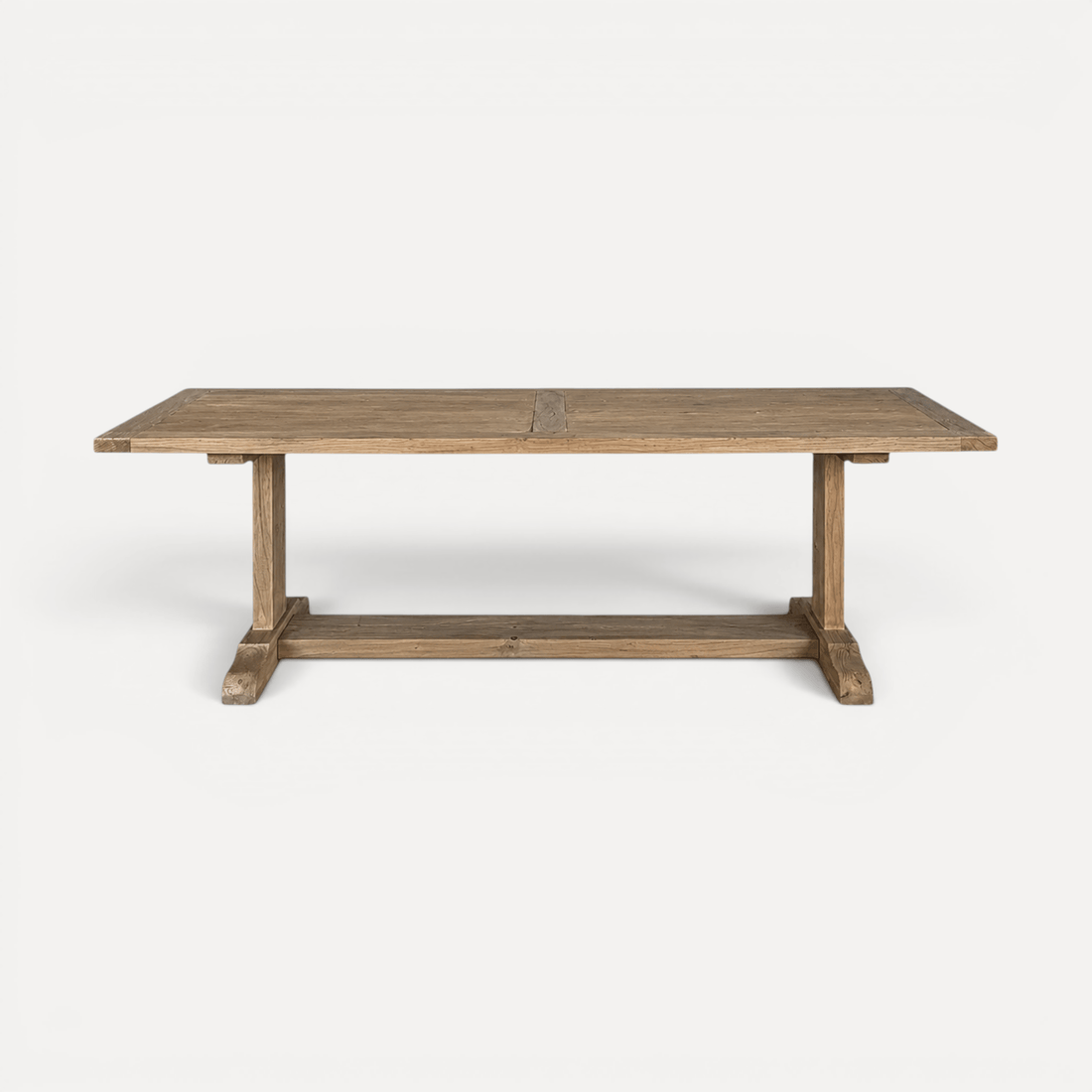 Elm Pedestal Dining Table L1800mm - Natural