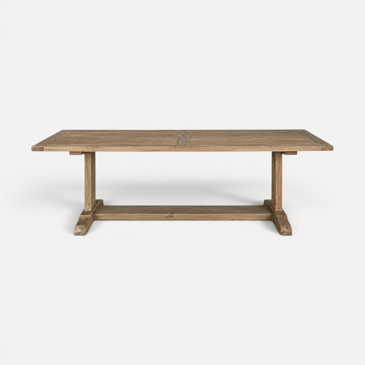 Elm Pedestal Dining Table L1800mm - Natural