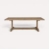 Elm Pedestal Dining Table L1800mm - Natural
