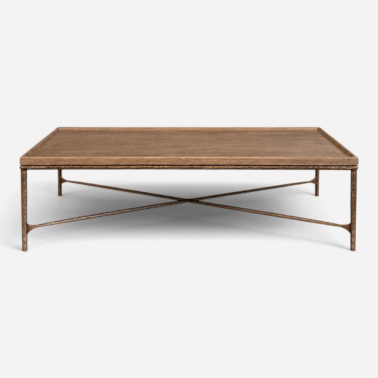 Elm &amp; Brass Coffee Table