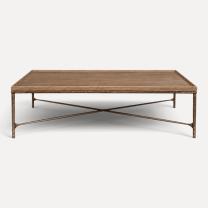 Elm &amp; Brass Coffee Table