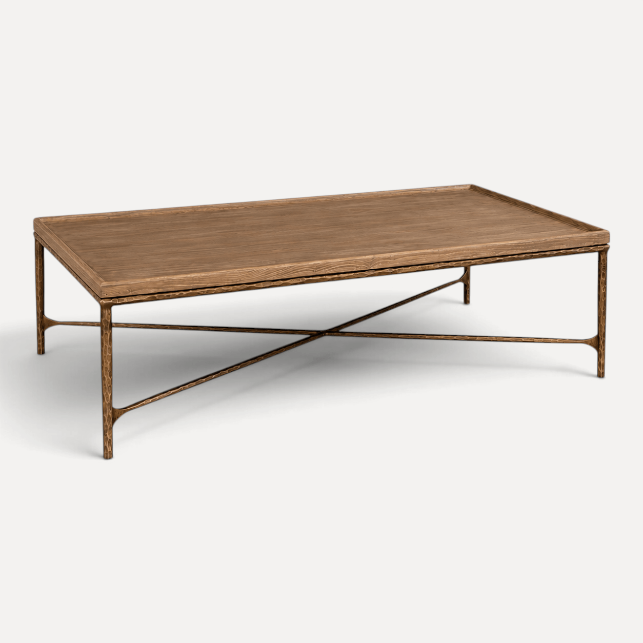 Elm &amp; Brass Coffee Table