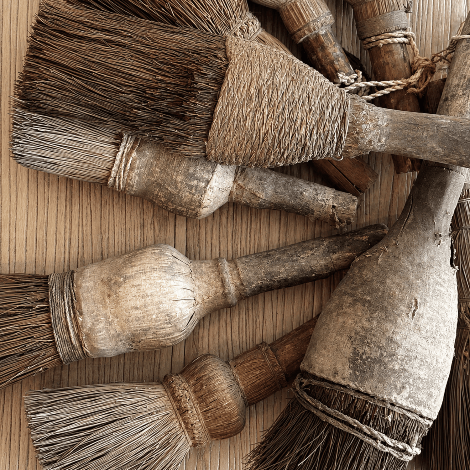 Aged Chinese Hand Brush