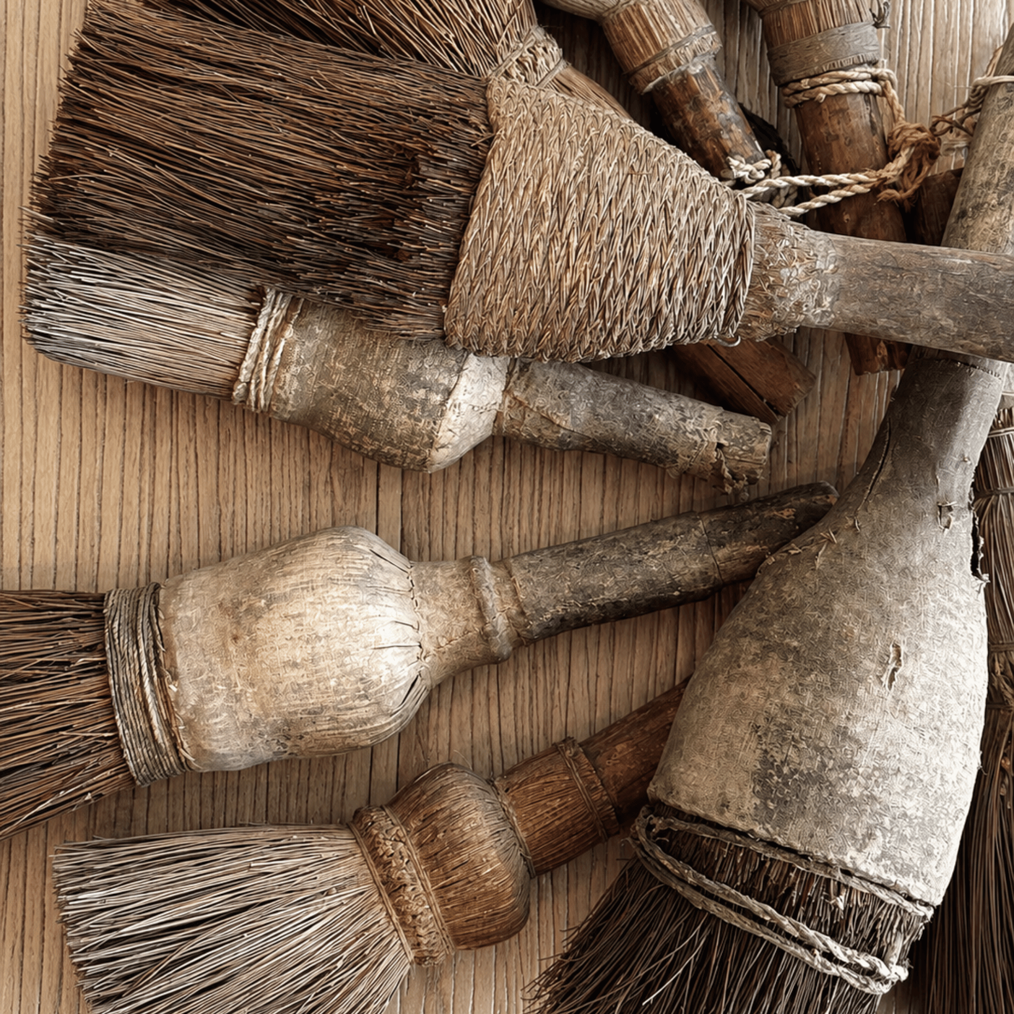 Aged Chinese Hand Brush