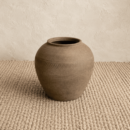 Rustic Black Pot