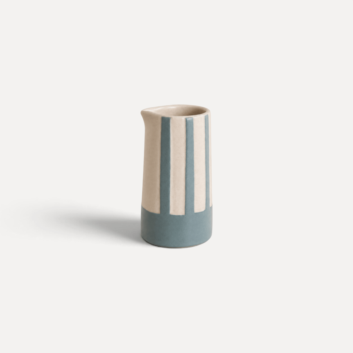 Mini Ceramic Blue Creamer