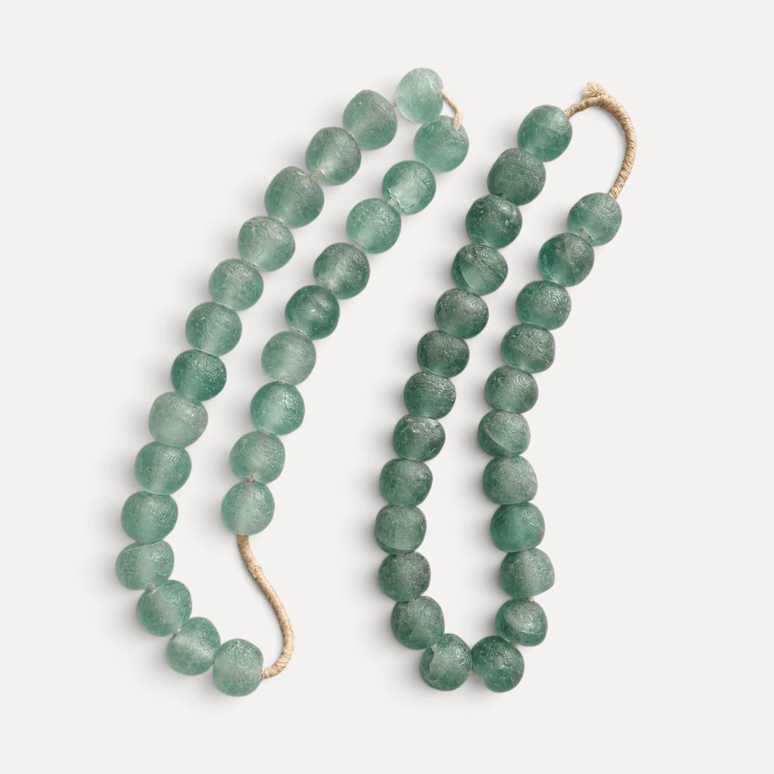 African Glass Beaded Necklace
