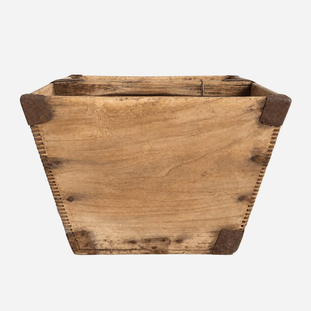 Old Chinese Rice Bucket