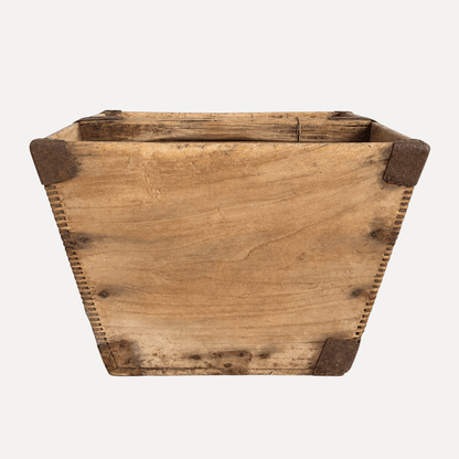 Old Chinese Rice Bucket