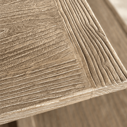 Elm Pedestal Dining Table L2000mm - Natural