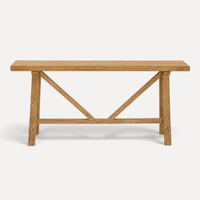 Cross Strut Elm Console 1800L - Natural