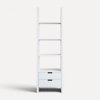 Ladder Bookcase - 2 Drawers