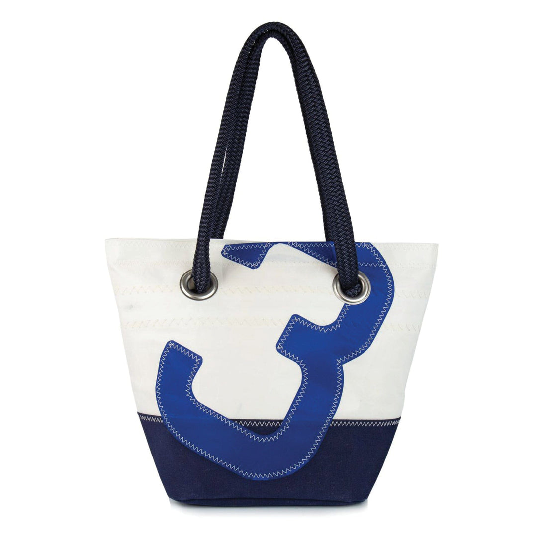 727 Recycled Sail Bag - Blue &quot;3&quot; Homewares Beachwood Designs 