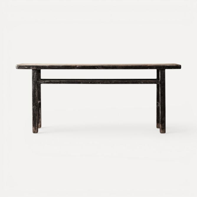 Amsterdam Hall Table L1830mm Living Furniture Beachwood Designs Black &amp; Amsterdam Top 