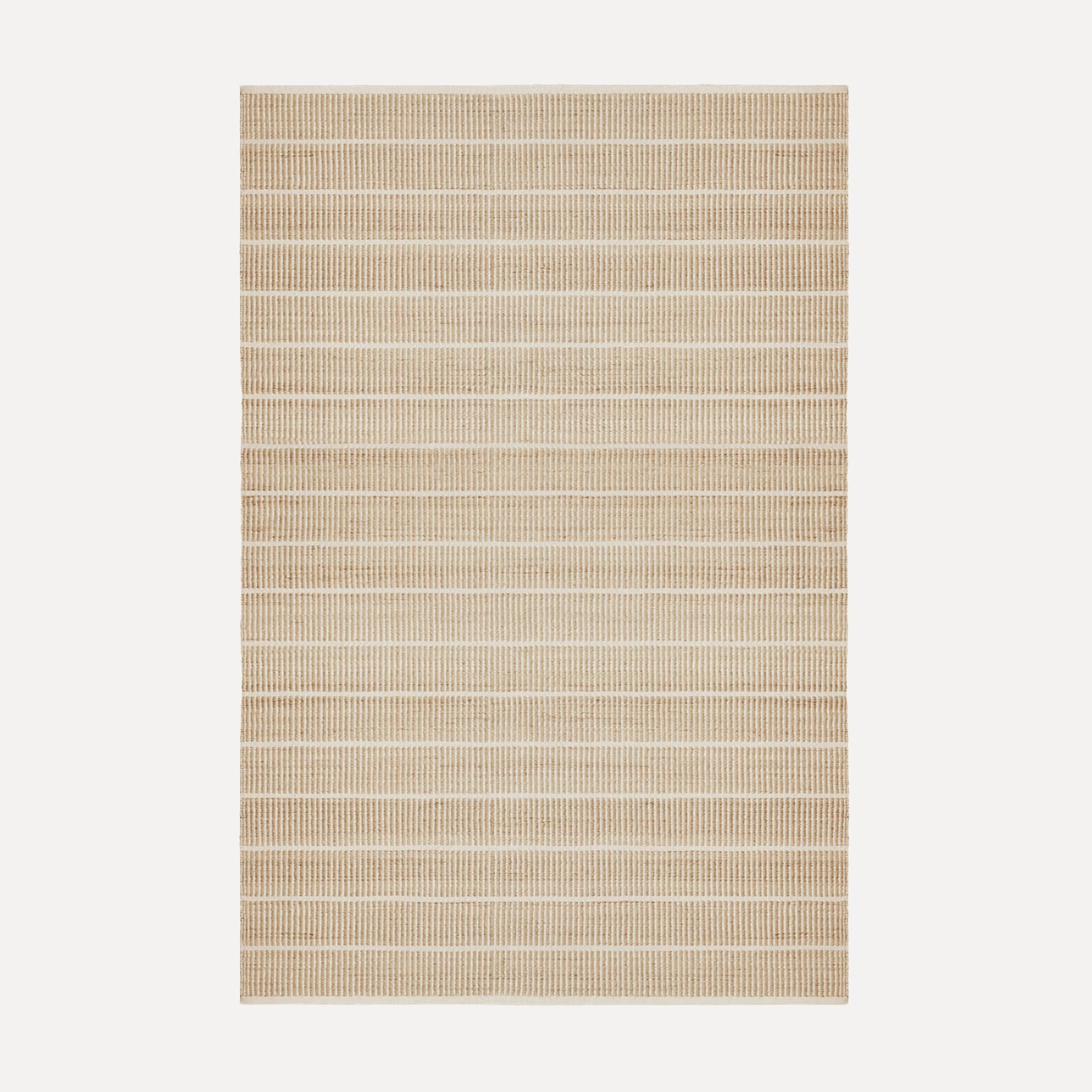 Armadillo TRELLIS Rug Rugs Beachwood Designs Natural &amp; White - Armadillo 1.7 x 2.4m 